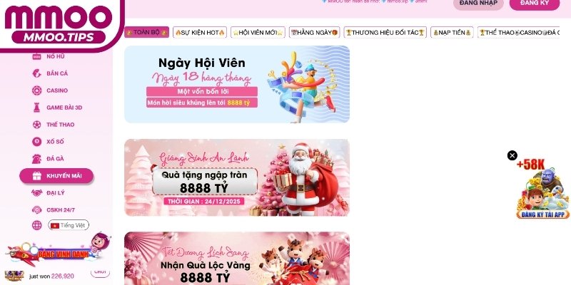 Những ưu đãi siêu khủng 2026 được MMOO cung cấp
